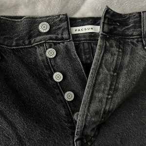 Pacsun black patch jeans size 26